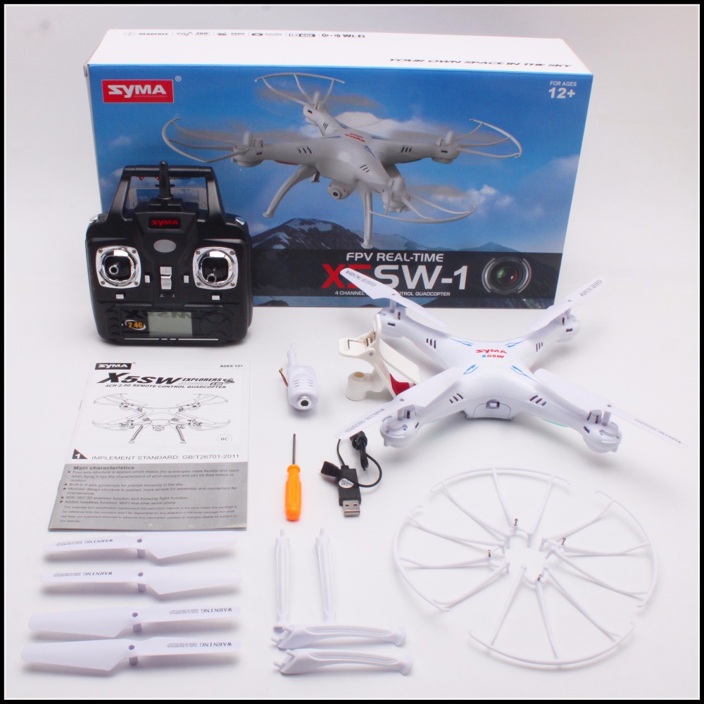 Drone Syma X5SW Com Câmera e Wifi FPV para Celular - Imagem 4