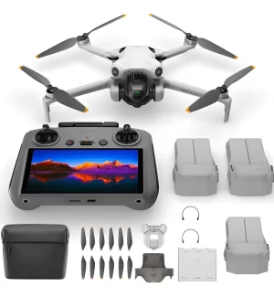 Drone DJI Mini 4 Pro Fly More Combo Plus Com tela + Nota Fiscal + Anatel + Garantia DJI BR